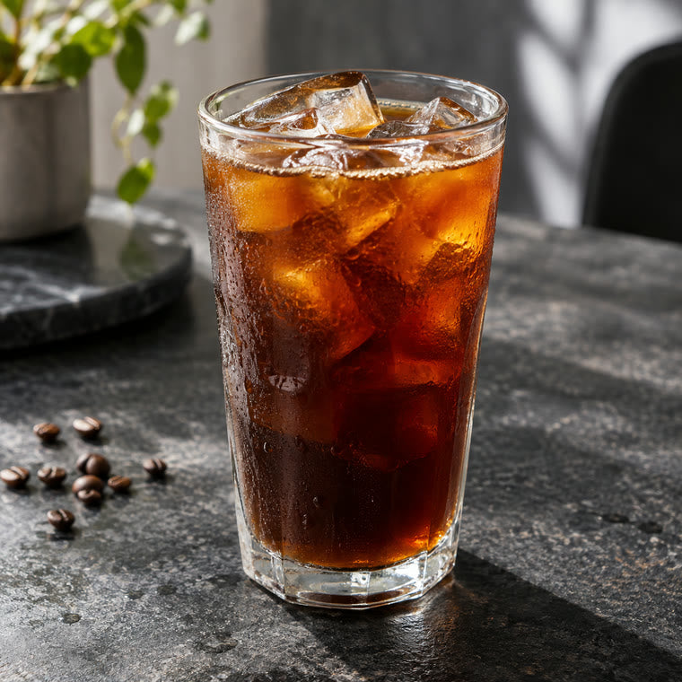 Illustrative photograph of Iced Americano