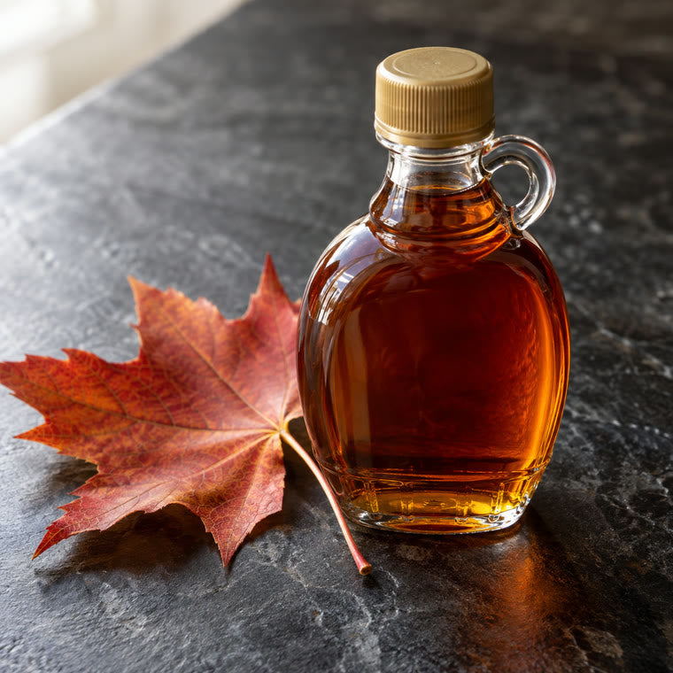 Illustrative photograph of maple syrup