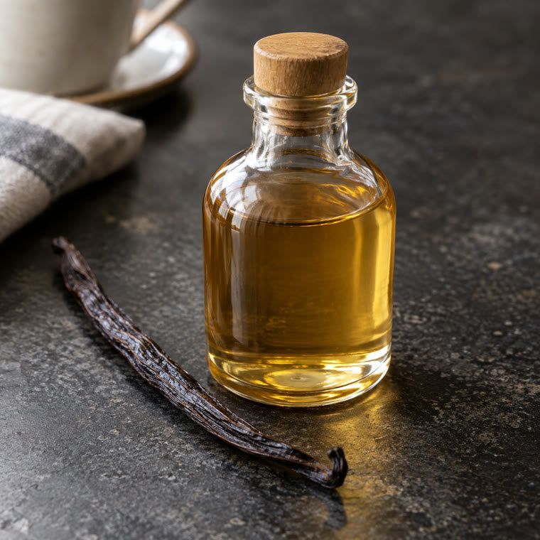 Illustrative photograph of vanilla syrup